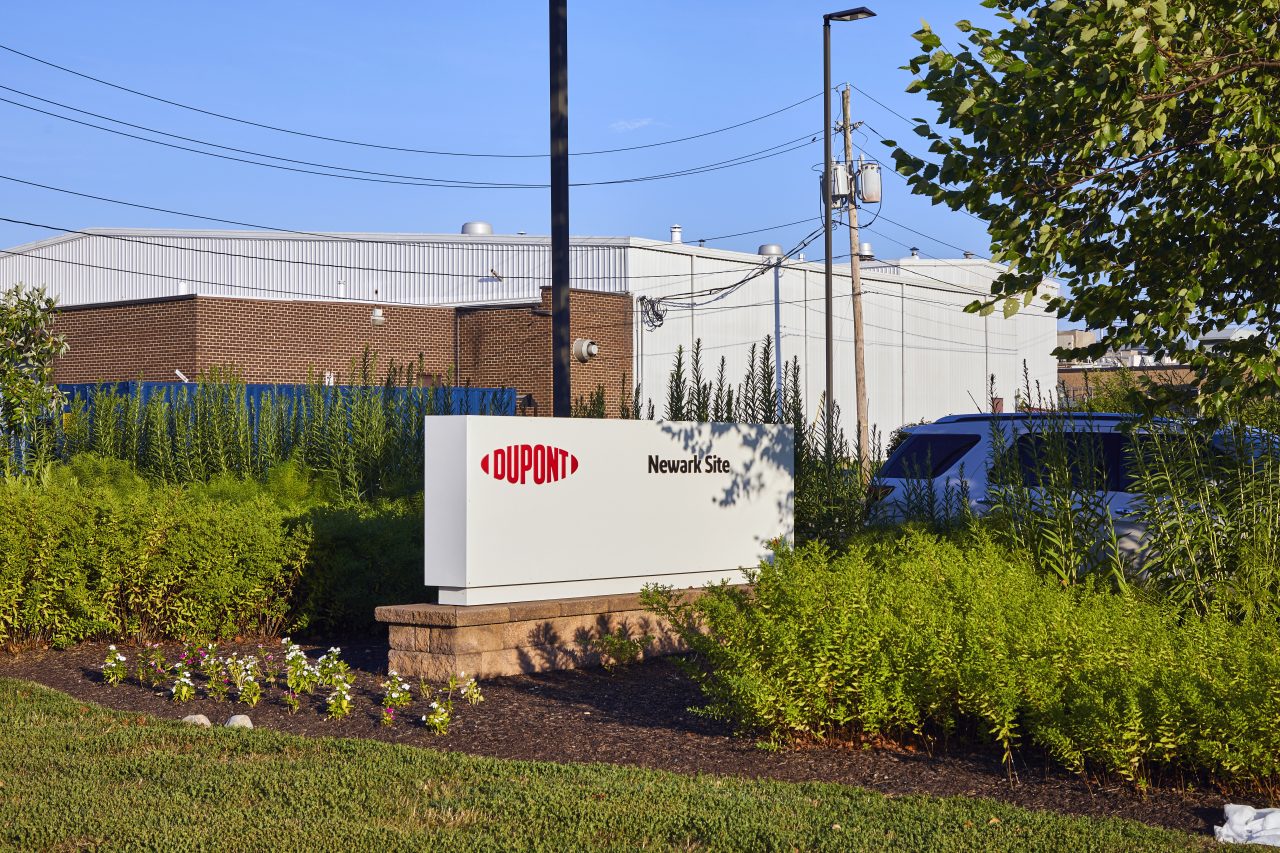 DuPont monument sign