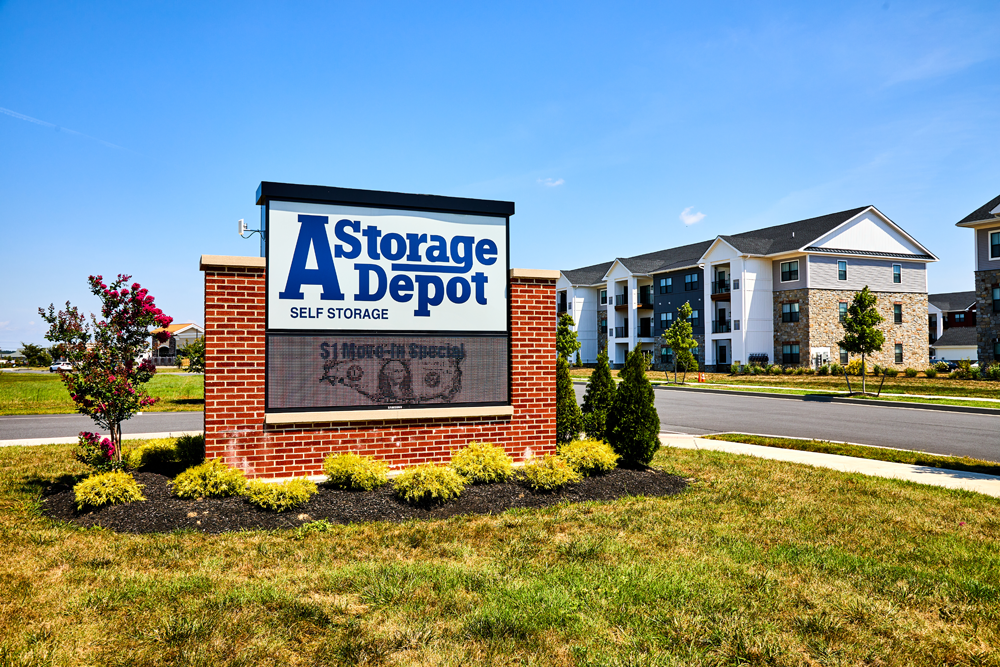 A Storage Depot sign