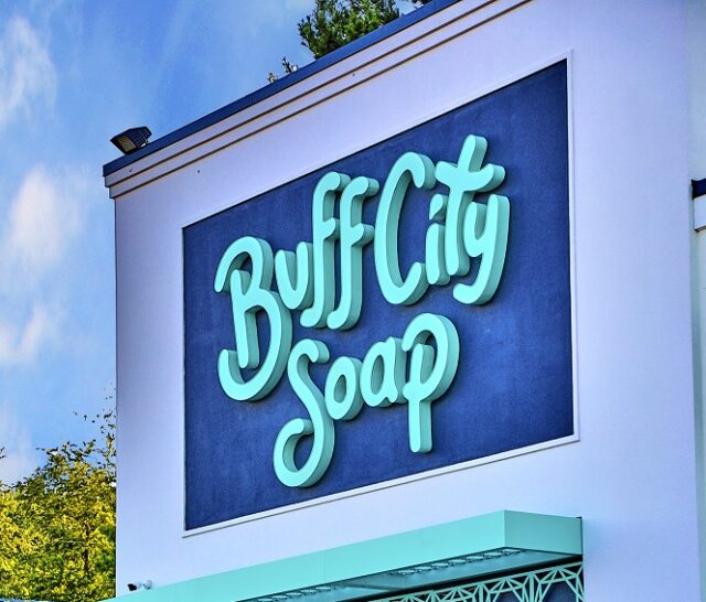 Large & Bright Channel Letters for Buff City Soap